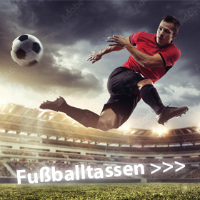 Fußballtassen