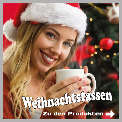 Weihnachtstassen mit vielen Motiven