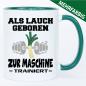 Preview: Als Lauch geboren - Tasse Bodybuilding