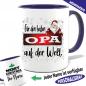 Preview: Tasse Weihnachten / Weihnachtstasse für den Opa