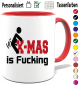 Preview: Tasse Weihnachten Fucking Christmas