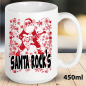 Preview: Weihnachtstasse Santa Rocks