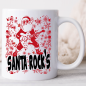 Preview: Weihnachtstasse Santa Rocks