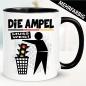 Preview: Die Ampel muss weg. Lustige Tasse.