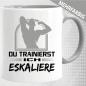 Preview: Du trainierst Ich Eskaliere - Tasse Bodybuilding