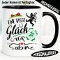 Preview: Eine Tasse Glück mit Name zum Geburtstag