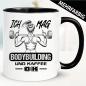 Preview: Frau Bodybuilding und Kaffee - Tasse Bodybuilding