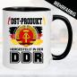 Preview: Tasse DDR in 3 Farben  - Hergestellt in der DDR