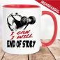 Preview: I can I will End of Story - Tasse Bodybuilding Frau