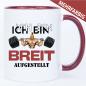 Preview: Ich bin breit aufgestellt - Tasse Bodybuilding