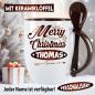 Preview: Merry Christmas Tasse mit Name personalisiert