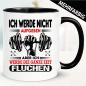 Preview: Mann Ich werde nicht aufgeben aber fluchen - Tasse Bodybuilding