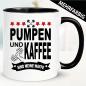 Preview: Pumpen und Kaffee - Tasse Bodybuilding