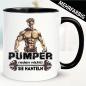 Preview: Pumper reden nicht - Tasse Bodybuilding