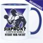 Preview: Sixpack hatte ich schon - Tasse zum Bodybuilding.