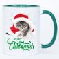 Preview: Weihnachtstasse mit Katze