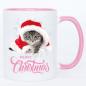 Preview: Weihnachtstasse mit Katze