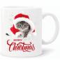 Preview: Weihnachtstasse mit Katze