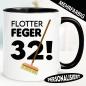 Preview: Sprüche Tasse zum Geburtstag Flotter Feger