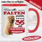 Preview: Tasse Geburtstag Trotz aller Falten