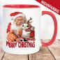 Preview: Tasse Weihnachtsmann und Elch