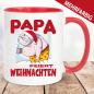 Preview: Papa mit lustigen Weihnachtsmann