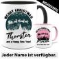 Preview: Tasse Weihnachten mit Schneekugel und Name