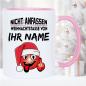 Preview: Weihnachtstasse mit Smiley und Name