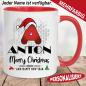 Preview: Buchstabentasse Merry Christmas