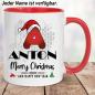 Preview: Buchstabentasse Merry Christmas