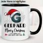 Preview: Buchstabentasse Merry Christmas