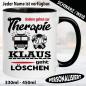 Preview: Tasse Beruf Name Feuerwehrmann/-Frau