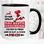 Preview: Weihnachtstasse Du hast mich