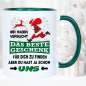 Preview: Weihnachtstasse Du hast uns