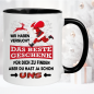 Preview: Weihnachtstasse Du hast uns