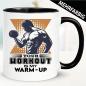 Preview: Your Workout is my Warm Up - Tasse zum Bodybuilding.