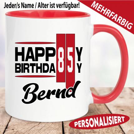 Tasse mit Alter und Vorname