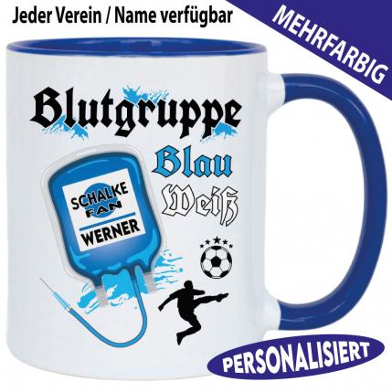 Blutgruppe Blau Weiß