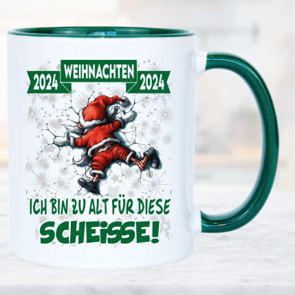 Weihnachtstasse Klettern