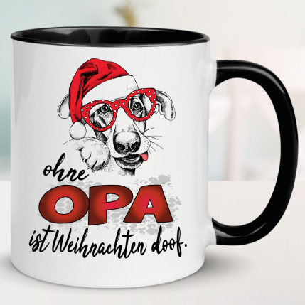 Weihnachtstasse Ohne Opa