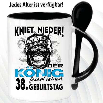 Löffeltasse Schwarz