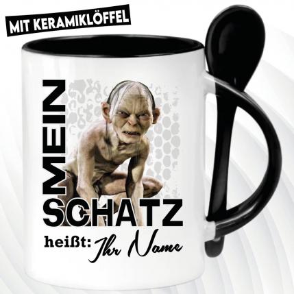 Löffeltasse Schwarz 320ml