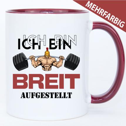 Ich bin breit aufgestellt