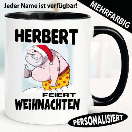 Lustiger dicker Weihnachtsmann