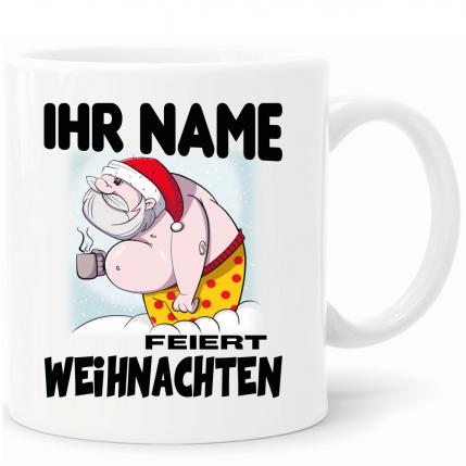 Lustiger dicker Weihnachtsmann