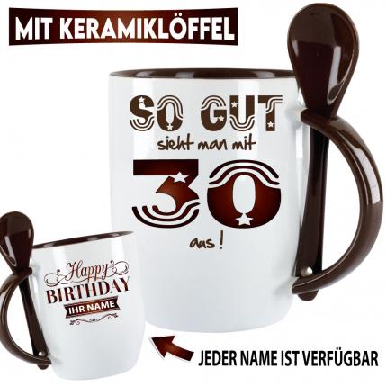 Löffelbecher Braun So Gut 30