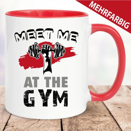 Meet Me at the Gym - Tasse Bodybuilding