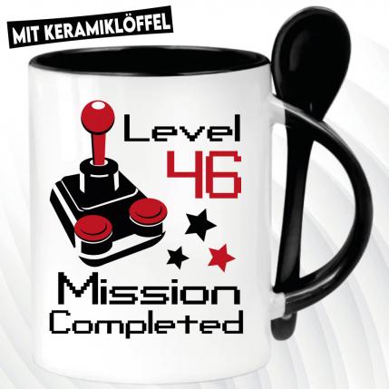 Löffeltasse Schwarz