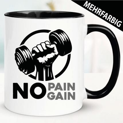 No Pain No Gain - Tasse Bodybuilding