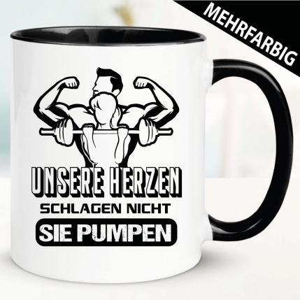 Paar Unsere Herzen Pumpen